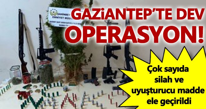 Gaziantep Polisi suç örgütlerine göz açtırmıyor! Çok sayıda...