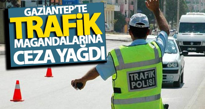 Gaziantep polisi, trafik magandalarına göz açtırmıyor