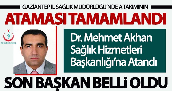 Gaziantep sağlık müdürlüğüne 4 yeni bürokrat atandı! İşte o isimler