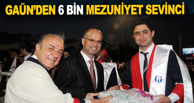 Gaziantep Üniversitesi’nden 6 bin 201 öğrenci mezun oldu