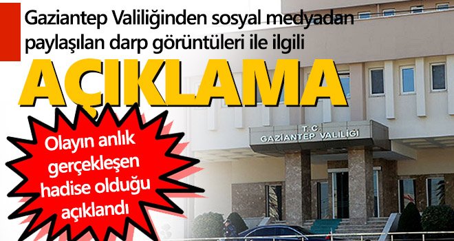 Gaziantep Valiliği iddiaları yalanladı