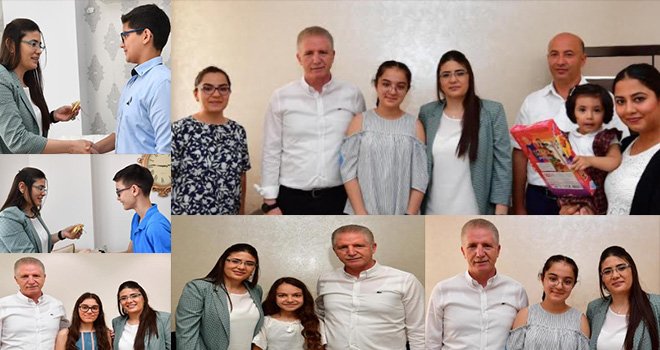 Gaziantep Valisi Gül’den LGS birincilerine sürpriz ziyaret