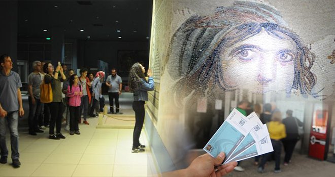 Gaziantep Zeugma Mozaik Müzesi'ne ziyaretçi akını