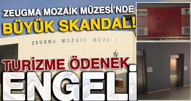 Gaziantep Zeugma Müzesi’ne asansör engeli