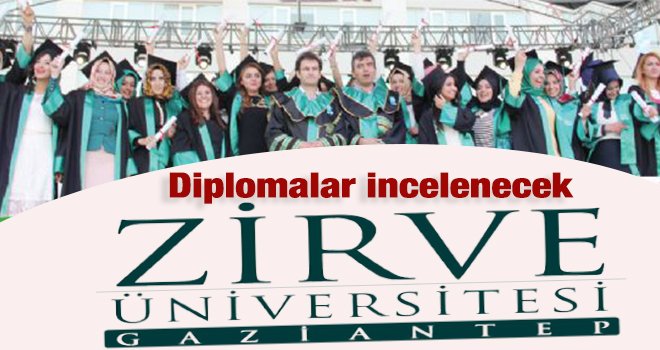 Gaziantep Zirve Üniversitesi mezunlarına şok!