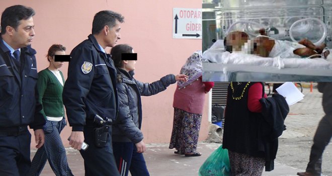 Gaziantep'te skandal anne tutuklandı