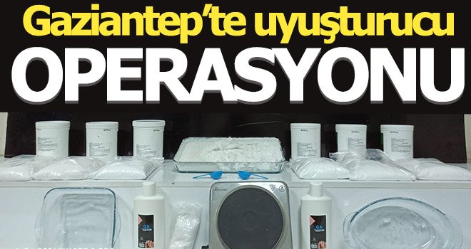 Gaziantep'e 4.5 kilo uyuşturucu madde ele geçirildi