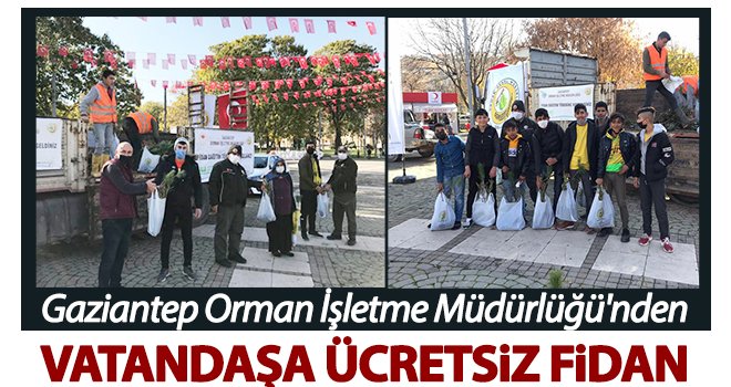 Gaziantep'in kurtuluşu için 10 bin fidan dağıtıldı