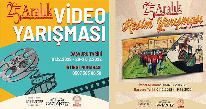 Gaziantep’in kurtuluşunun 101. yıl dönümü yarışmalarla kutlanacak