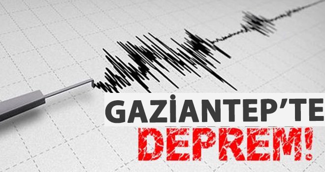 Gaziantep Nurdağ'ında 3.9 büyüklüğünde deprem