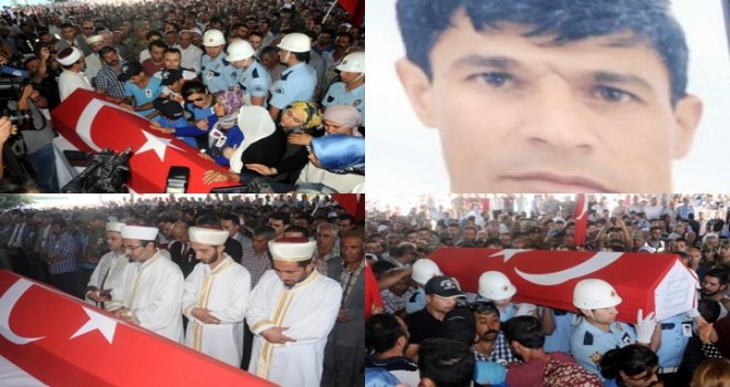 Gaziantepli Şehit polis Hüseyin Gümüş toprağa verildi