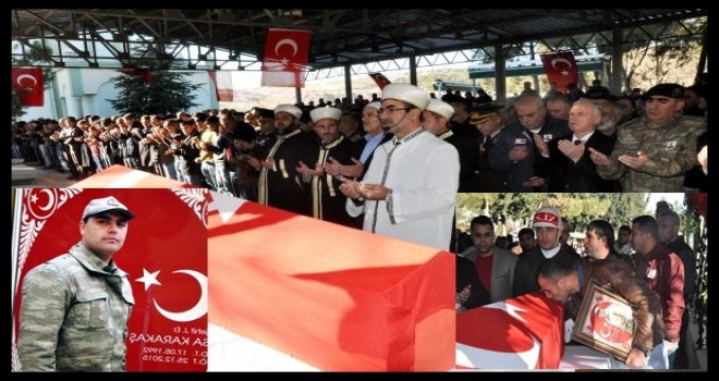 GAZİANTEPLİ ŞEHİTE SON GÖREV