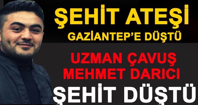 Gaziantep'li Uzman Çavuş Darıcı kazada yaşamını kaybetti