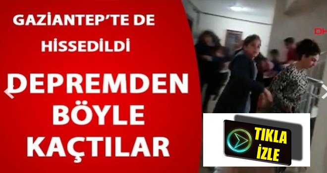 Gaziantepliler Depremden araçlarıyla Böyle Kaçtılar