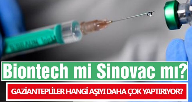 Gaziantepliler hangi aşıyı daha çok yaptırıyor?