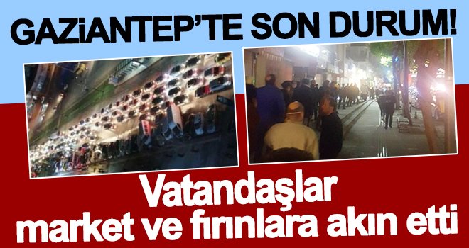 Gaziantepliler sosyal mesafe kurallarını hiçe saydı!..