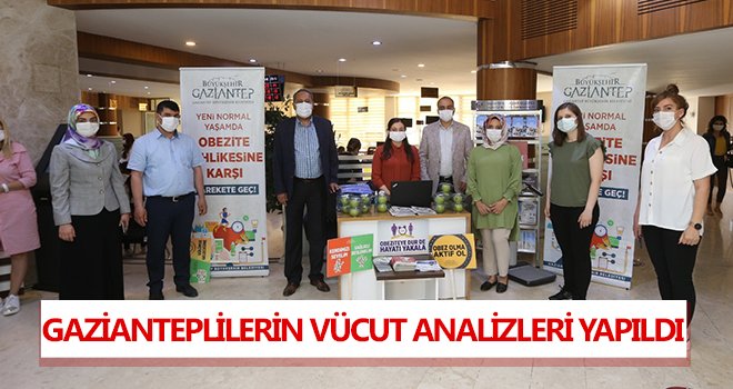 Gazianteplilerin vücut analizleri yapıldı