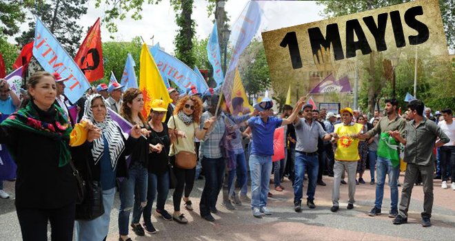 Gaziantep'te 1 Mayıs halaylarla kutlandı