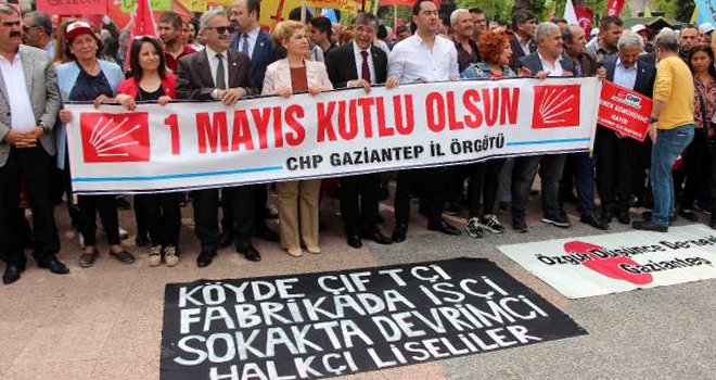 Gaziantep'te 1 Mayıs kutlandı