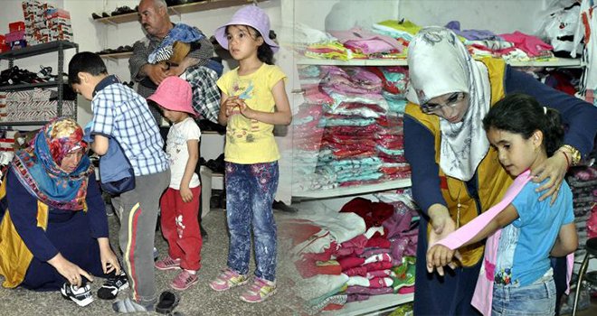 Gaziantep'te 10 bin çocuğa kıyafet yardımı