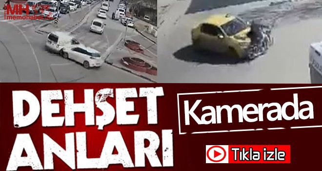 Gaziantep’te 12 trafik kazası kameralara yansıdı
