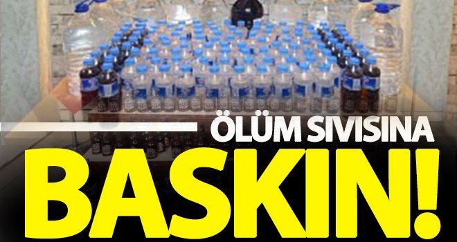 Gaziantep’te 120 litre sahte içki ele geçirildi