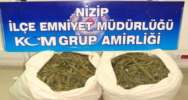 GAZİANTEP’TE 15 KİLO ESRARA 1 TUTUKLAMA