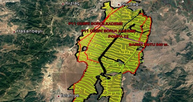 Gaziantep'te 151 bin dekar arazi sulama sistemine kavuşacak
