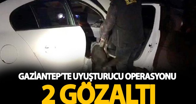 Gaziantep'te 2 kilo metamfetamin ele geçirildi