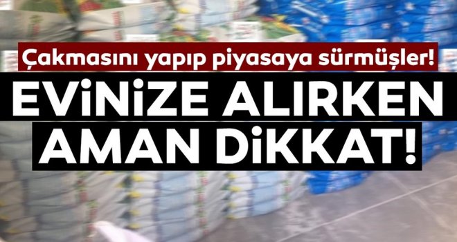 Gaziantep'te 2 ton sahte deterjan ele geçirildi...