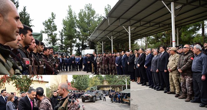 Gaziantep'te 22 Özel Harekat Polisimiz dualarla uğurlandı...