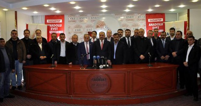 Gaziantep'te 22 STK'den 'Evet' açıklaması