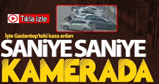 Gaziantep’te 24 trafik kazası kameralara yansıdı