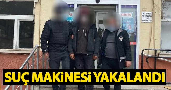Gaziantep’te 28 suç kaydı bulunan şüpheli yakalandı