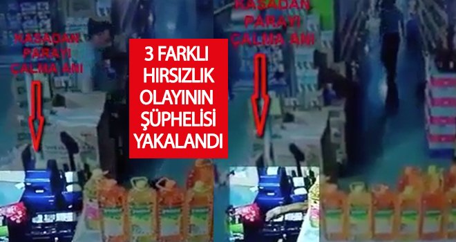 Gaziantep'te 3 farklı iş yerinden hırsızlık: 1 gözaltı