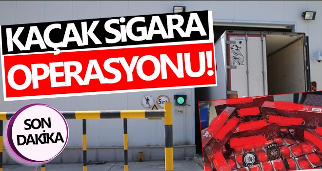 Gaziantep'te 417 paket kaçak sigara ele geçirildi