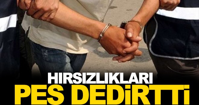 Gaziantep'te 5 ayrı hırsızlık suçundan aranan zanlı yakalandı