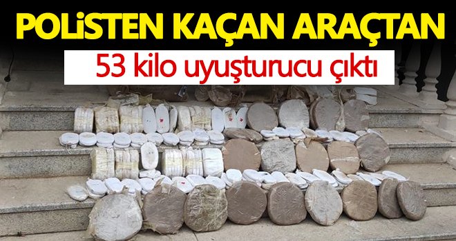 Gaziantep’te 53 kilo esrar ele geçirildi