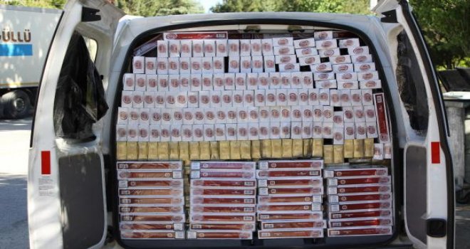 Gaziantep'te 565 bin paket kaçak sigara ele geçirildi