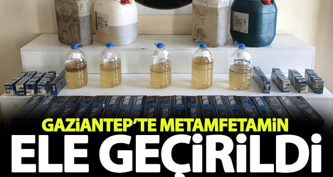 Gaziantep’te 75 kilo metamfetamin ele geçirildi