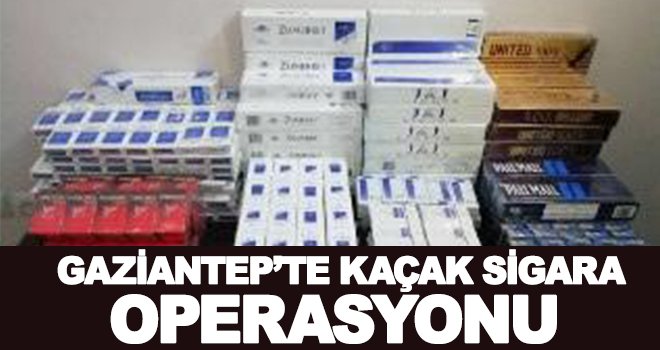 Gaziantep'te 980 paket kaçak sigara ele geçirildi
