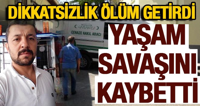 Gaziantep'te akıma kapılan berber yaşam savaşını kaybetti