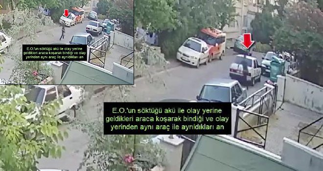Gaziantep'te akü hırsızları yakalandı