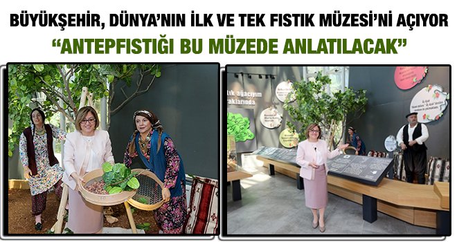 Gaziantep'te, 'Antep Fıstığı Müzesi' açılacak