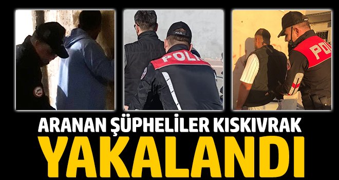 Gaziantep’te aranan 4 şüpheli yakalandı