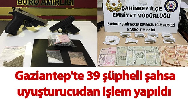 Gaziantep'te aranması bulunan 66 kişi yakalandı