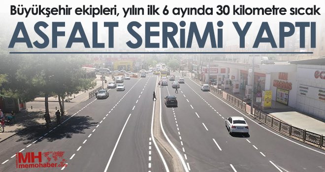 Gaziantep'te asfalt çalışmalarında yoğun tempo