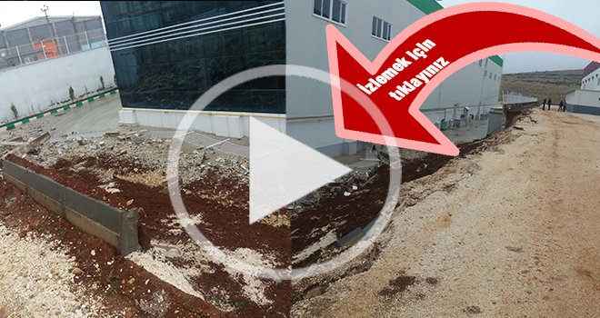 Gaziantep’te aşırı yağışa dayanamayan istinat duvarı çöktü