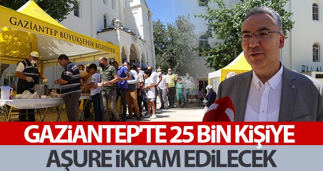 Gaziantep'te aşure dağıtımı başladı