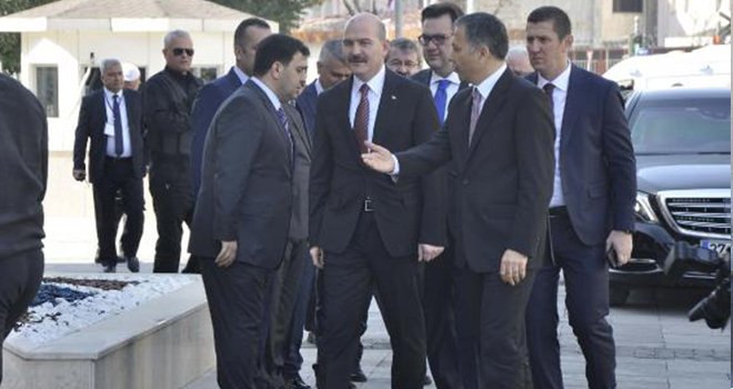 Bakan Soylu'dan Gaziantep Valiliğine ziyaret